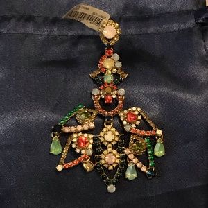J Crew multi colored stone earrings